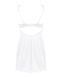 Сорочка Obsessive Amor Blanco underwire chemise & thong white S/M SX1126 фото 4