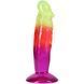 Дилдо Doc Johnson Crystal Jellies - 6.5 Inch Classic Dong - Rainbow SX4489 фото 2