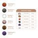 Вагинальные шарики Adrien Lastic Harmony Stones, полудрагоценные камни, диаметр 3 см, 2 держателя SX1272 фото 8