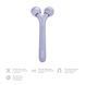 Электронный ультразвуковой ролик для лица GESKE Sonic Facial Roller 4в1 purple HB0178 фото 2