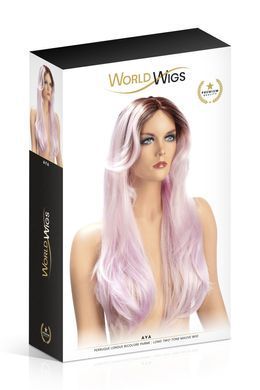 Перука World Wigs AYA LONG TWO-TONE MAUVE SO4691 фото Купити Перука World Wigs AYA LONG TWO-TONE MAUVE  World Wigs  3 782 грн