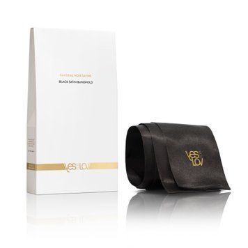 Сатинова пов'язка на очі YESforLOV BLACK SATIN BLINDFOLD SX4548 фото Купити Сатинова пов'язка на очі YESforLOV BLACK SATIN BLINDFOLD  YESforLOV (Франція) 999 грн