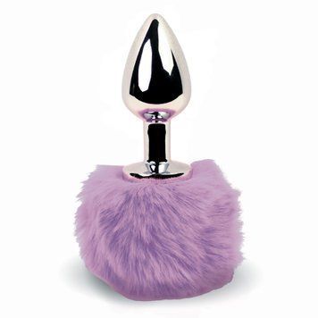 Анальная пробка FeelzToys - Bunny Tails Butt Plug Purple SO5062 фото Купить   FeelzToys (Нідерланди) 480 грн