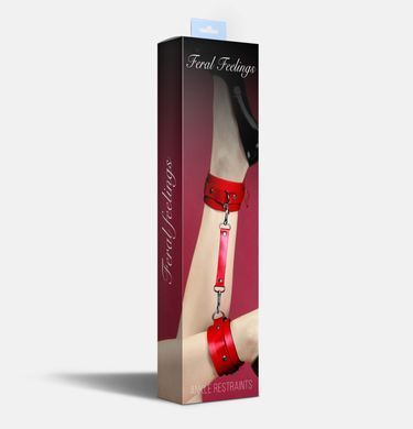 Поножі Feral Feelings &ndash; Ankle Restraints, натуральна шкіра, red SO8258 фото Купити Поножі Feral Feelings &ndash; Ankle Restraints, натуральна шкіра, red  Feral Feelings (Україна) 1 015 грн