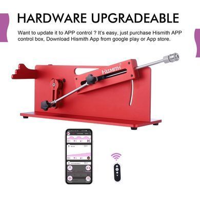 Смарт секс-машина Hismith Table Top 2.0 Pro APP Red, настольная версия SO6195 фото Купить   Hismith (Китай) 26 795 грн