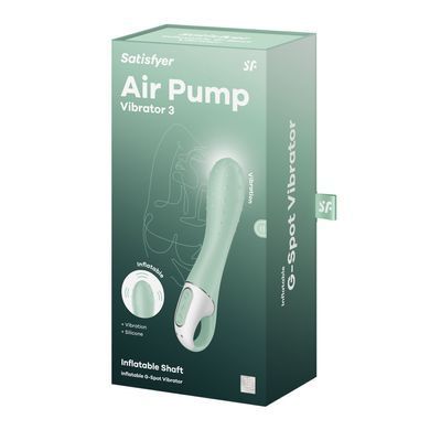 Вібратор точки G Satisfyer Air Pump Vibrator 3, надувається, 12 режимів вібрації SX2174 фото Купити Вібратор точки G Satisfyer Air Pump Vibrator 3, надувається, 12 режимів вібрації  Satisfyer (Німеччина) 2 217 грн