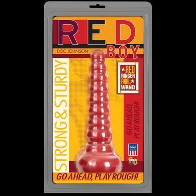 Анальна пробка-втулка Doc Johnson Red Boy - Red Ringer Anal Wand, макс. діаметр 4,5 см SO1981 фото Купити Анальна пробка-втулка Doc Johnson Red Boy - Red Ringer Anal Wand, макс. діаметр 4,5 см  Doc Johnson (США) 1 062 грн