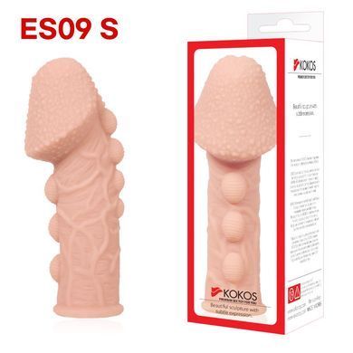 Насадка на член Kokos Extreme Sleeve ES.09 розмір S, потовщувальна, стимулюючий рельєф SX1447 фото Купити Насадка на член Kokos Extreme Sleeve ES.09 розмір S, потовщувальна, стимулюючий рельєф  Kokos (Південна Корея) 369 грн