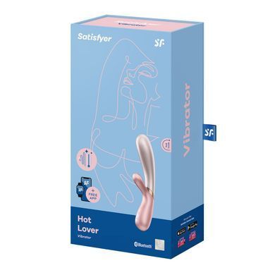 Смарт вібратор-кролик із підігрівом Satisfyer Hot Lover Pink SO5544 фото Купити Смарт вібратор-кролик із підігрівом Satisfyer Hot Lover Nude  Satisfyer (Німеччина) 2 540 грн