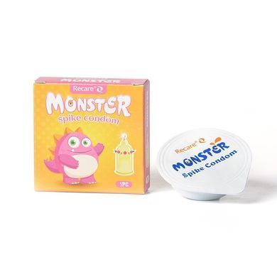 Насадка на член Recare Pink Monster Spike Condom (презерватив з кульками та вусиками) SX3340 фото Купити Насадка на член Recare Pink Monster Spike Condom (презерватив з кульками та вусиками)  Recare (Китай) 69 грн