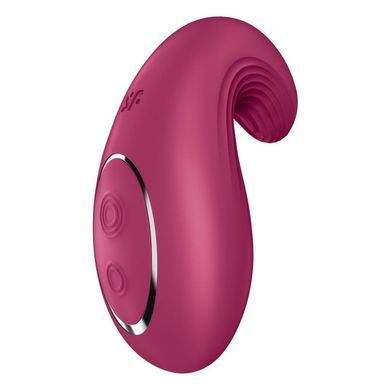 Вибратор Satisfyer Dipping Delight Berry, 2 мотора, гибкий кончик SO6990 фото Купить   Satisfyer (Німеччина) 1 265 грн