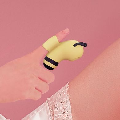 Вакуумний стимулятор із мікрострумами KISSTOY Beebe Yellow, на палець SO6550 фото Купити Вакуумний стимулятор із мікрострумами KISSTOY Beebe Yellow, на палець  CuteVibe (Китай) 2 032 грн