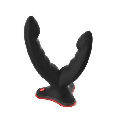 Подвійний фалоімітатор Fun Factory RYDE black, гнучкі стовбури, присоска SX0976 фото Купити Подвійний фалоімітатор Fun Factory RYDE Wine Red, гнучкі стовбури, присоска  Fun Factory (Німеччина) 2 106 грн