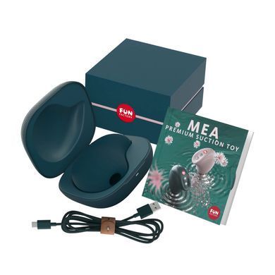 Вакуумний стимулятор Fun Factory MEA velvet green, унікальні режими, функція посторгазм SX0915 фото Купити Вакуумний стимулятор Fun Factory MEA velvet green, унікальні режими, функція посторгазм  Fun Factory (Німеччина) 7 391 грн