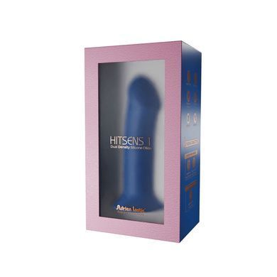 Двошаровий дилдо Adrien Lastic Hitsens 1 Blue, підходить для страпона, діаметр 4,5 см, довжина 17,7 см SX1273 фото Купити Двошаровий дилдо Adrien Lastic Hitsens 1 Blue, підходить для страпона, діаметр 4,5 см, довжина 17,7 см  Adrien Lastic 2 013 грн