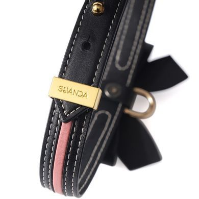Нашийник з повідцем LOCKINK SEVANDA Love Heart Butterfly Leather Collar Set, чорно-рожевий, з бантом SX0863 фото Купити Нашийник з повідцем LOCKINK SEVANDA Love Heart Butterfly Leather Collar Set, чорно-рожевий, з бантом  LOCKINK (Китай) 1 718 грн