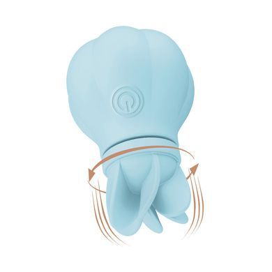 Вібратор Adrien Lastic Caress Blue з насадками для стимуляції ерогенних зон, які обертаються. SO9931 фото Купити Вібратор Adrien Lastic Caress Blue з насадками для стимуляції ерогенних зон, які обертаються.  Adrien Lastic 2 309 грн
