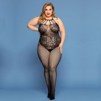 Сітчастий бодістокінг JSY &laquo;Відверта Мадлен&raquo; Plus Size, Black, імітація боді, мереживо, доступ SO8389 фото Купити Сітчастий бодістокінг JSY &laquo;Відверта Мадлен&raquo; Plus Size, Black, імітація боді, мереживо, доступ  JSY (Китай) 443 грн