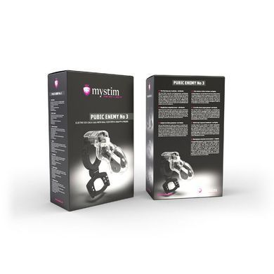 Клітка для члена з електростимуляцією Mystim Pubic Enemy No 3 - with Ball Squeezer SO3810 фото Купити Клітка для члена з електростимуляцією Mystim Pubic Enemy No 3 - with Ball Squeezer  Mystim (Німеччина) 7 474 грн