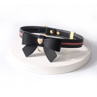 Нашийник з повідцем LOCKINK SEVANDA Love Heart Butterfly Leather Collar Set, чорно-рожевий, з бантом SX0863 фото Купити Нашийник з повідцем LOCKINK SEVANDA Love Heart Butterfly Leather Collar Set, чорно-рожевий, з бантом  LOCKINK (Китай) 1 718 грн