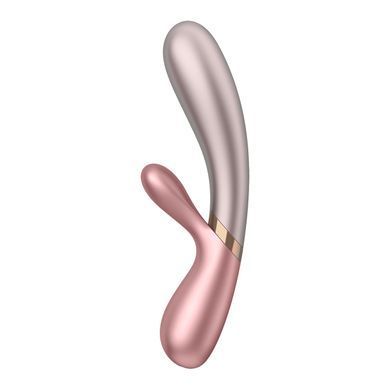 Смарт вібратор-кролик із підігрівом Satisfyer Hot Lover Pink SO5544 фото Купити Смарт вібратор-кролик із підігрівом Satisfyer Hot Lover Nude  Satisfyer (Німеччина) 2 540 грн