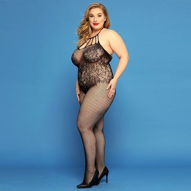 Сітчастий бодістокінг JSY &laquo;Відверта Мадлен&raquo; Plus Size, Black, імітація боді, мереживо, доступ SO8389 фото Купити Сітчастий бодістокінг JSY &laquo;Відверта Мадлен&raquo; Plus Size, Black, імітація боді, мереживо, доступ  JSY (Китай) 443 грн