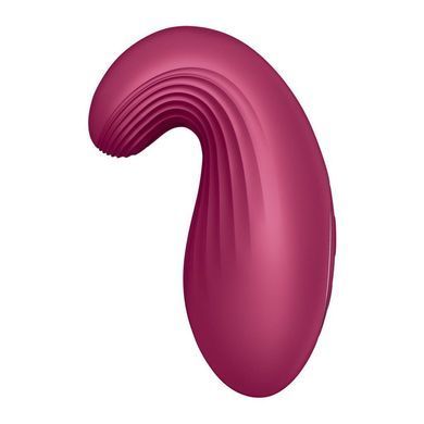 Вибратор Satisfyer Dipping Delight Berry, 2 мотора, гибкий кончик SO6990 фото Купить   Satisfyer (Німеччина) 1 265 грн