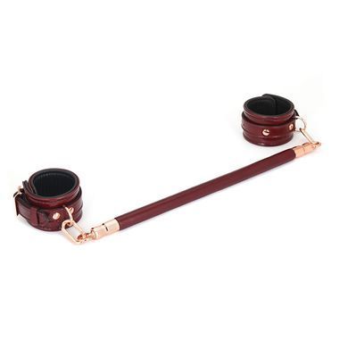 Фіксатор-розпірка для ніг або рук Liebe Seele Wine Red Spreader Bar, дерево + натуральна шкіра SO9457 фото Купити Фіксатор-розпірка для ніг або рук Liebe Seele Wine Red Spreader Bar, дерево + натуральна шкіра  Liebe Seele (Японія) 1 755 грн