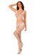 Сетчатый бодистокинг с имитацией топа и шорт Obsessive Bodystocking G330 S/M/L, white, с доступом SO7695 фото 3