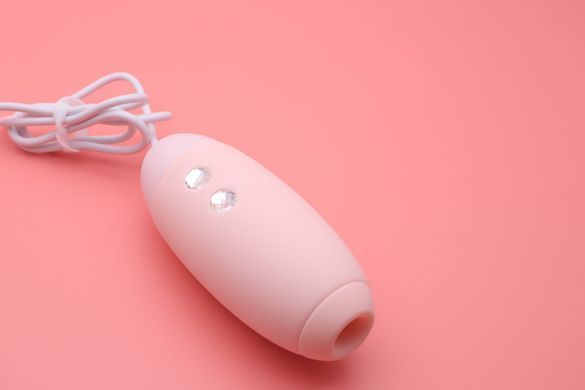 Вакуумний стимулятор з віброяйцем 2-в-1 KISSTOY Miss VV Pink SO3761 фото Купити Вакуумний стимулятор з віброяйцем 2-в-1 KISSTOY Miss VV Pink  KISSTOY (Китай) 2 217 грн
