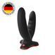 Подвійний фалоімітатор Fun Factory RYDE black, гнучкі стовбури, присоска SX0976 фото 7