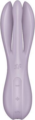 Кліторальний вібратор Satisfyer Threesome 2 Violet, 3 гнучкі пальчики, 3 мотори SX1213 фото Купити Кліторальний вібратор Satisfyer Threesome 2 Violet, 3 гнучкі пальчики, 3 мотори  Satisfyer (Німеччина) 1 903 грн