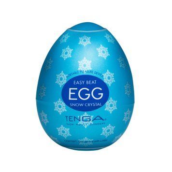 Мастурбатор-яйцо Tenga Egg Snow Crystal с охлаждающим лубрикантом SO8063 фото Купить   Tenga (Японія) 396 грн