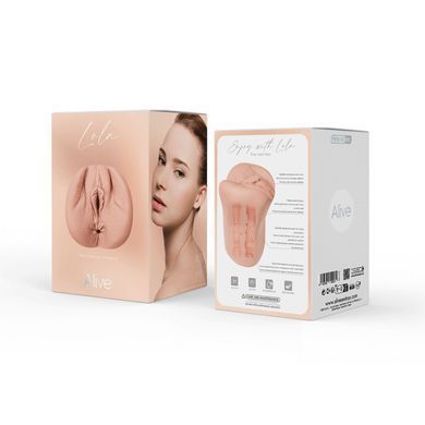 Мастурбатор-вагина + попка Alive Lola Super Realistic Masturbator L Flesh, два канала, реалистик SX1285 фото Купить   Alive  1 810 грн