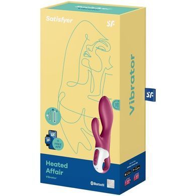 Смарт вібратор-кролик із підігрівом Satisfyer Heated Affair SO6106 фото Купити Смарт вібратор-кролик із підігрівом Satisfyer Heated Affair  Satisfyer (Німеччина) 2 217 грн