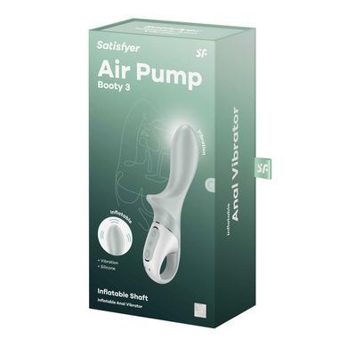 Анальний надувний вібратор Satisfyer Air Pump Booty 3, гнучкий стовбур SX2175 фото Купити Анальний надувний вібратор Satisfyer Air Pump Booty 3, гнучкий стовбур  Satisfyer (Німеччина) 2 217 грн