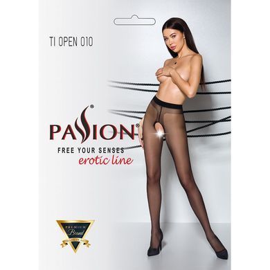 Колготки з відкритим доступом, контрастна лінія Passion TIOPEN 010 1/2 (20 den), black SO5805 фото Купити Колготки з відкритим доступом, контрастна лінія Passion TIOPEN 010 1/2 (20 den), black  Passion (Польща) 738 грн