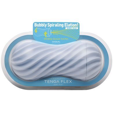 Мастурбатор Tenga FLEX Bubbly Blue зі змінною інтенсивністю, можна скручувати, вакуум SO7038 фото Купити Мастурбатор Tenga FLEX Bubbly Blue зі змінною інтенсивністю, можна скручувати, вакуум  Tenga (Японія) 1 893 грн