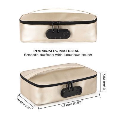 Кейс для іграшок Dorcel DISCREET BOX LUXURY GOLD, кодовий замок, 27&times;16&times;7,62 см SX1109 фото Купити Кейс для іграшок Dorcel DISCREET BOX LUXURY GOLD, кодовий замок, 27&times;16&times;7,62 см  Dorcel (Франція) 1 450 грн