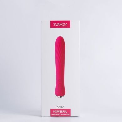 Вибратор с подогревом Svakom Anya Plum Red SO4847 фото Купить   Svakom  2 957 грн
