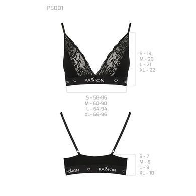 Еластичний топ з мереживом Passion PS001 TOP L, black SO4175 фото Купити Еластичний топ з мереживом Passion PS001 TOP L, black  Passion (Польща) 895 грн