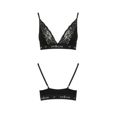 Еластичний топ з мереживом Passion PS001 TOP L, black SO4175 фото Купити Еластичний топ з мереживом Passion PS001 TOP L, black  Passion (Польща) 895 грн