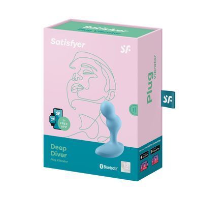 Смарт массажер простаты Satisfyer Deep Diver Light Blue SO6351 фото Купить   Satisfyer (Німеччина) 2 217 грн