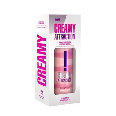 Увлажняющий крем-гель 2в1 Intt Creamy Attraction Seduction 100мл с афродизиаком, унисекс SX2803 фото Купить   Intt (Бразилія-Португалія) 738 грн