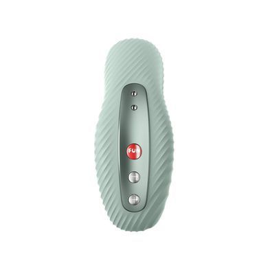 Накладной вибратор Fun Factory LAYA III sage green, эффект постукивания пальцем SX0917 фото Купить   Fun Factory (Німеччина) 3 787 грн