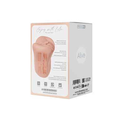 Мастурбатор-вагина + попка Alive Lola Super Realistic Masturbator L Flesh, два канала, реалистик SX1285 фото Купить   Alive  1 810 грн