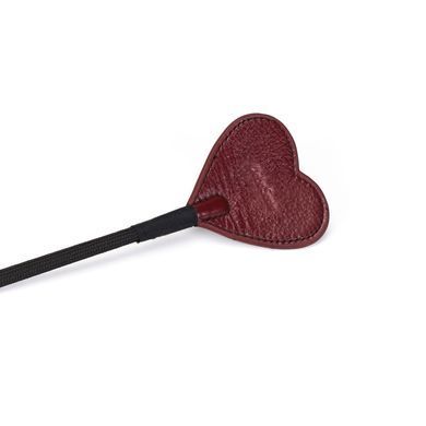 Шльопалка-сердечко Liebe Seele Wine Red Riding Crop with Heart-Shape Tip, натуральна шкіра SO9458 фото Купити Шльопалка-сердечко Liebe Seele Wine Red Riding Crop with Heart-Shape Tip, натуральна шкіра  Liebe Seele (Японія) 1 847 грн