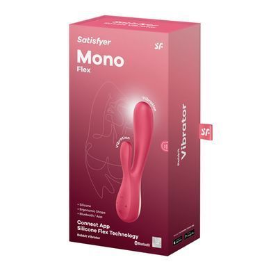 Смарт вибратор-кролик Satisfyer Mono Flex Red, 2 мотора, управление через интернет SO3900 фото Купить   Satisfyer  2 217 грн