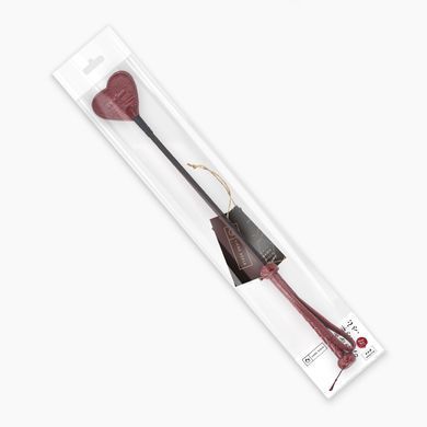 Шльопалка-сердечко Liebe Seele Wine Red Riding Crop with Heart-Shape Tip, натуральна шкіра SO9458 фото Купити Шльопалка-сердечко Liebe Seele Wine Red Riding Crop with Heart-Shape Tip, натуральна шкіра  Liebe Seele (Японія) 1 847 грн