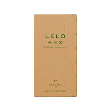 Презервативи LELO HEX Condoms Organic 12 Pack, тонкі та суперміцні SX3043 фото Купити Презервативи LELO HEX Condoms Organic 12 Pack, тонкі та суперміцні  Lelo (Швеція) 775 грн